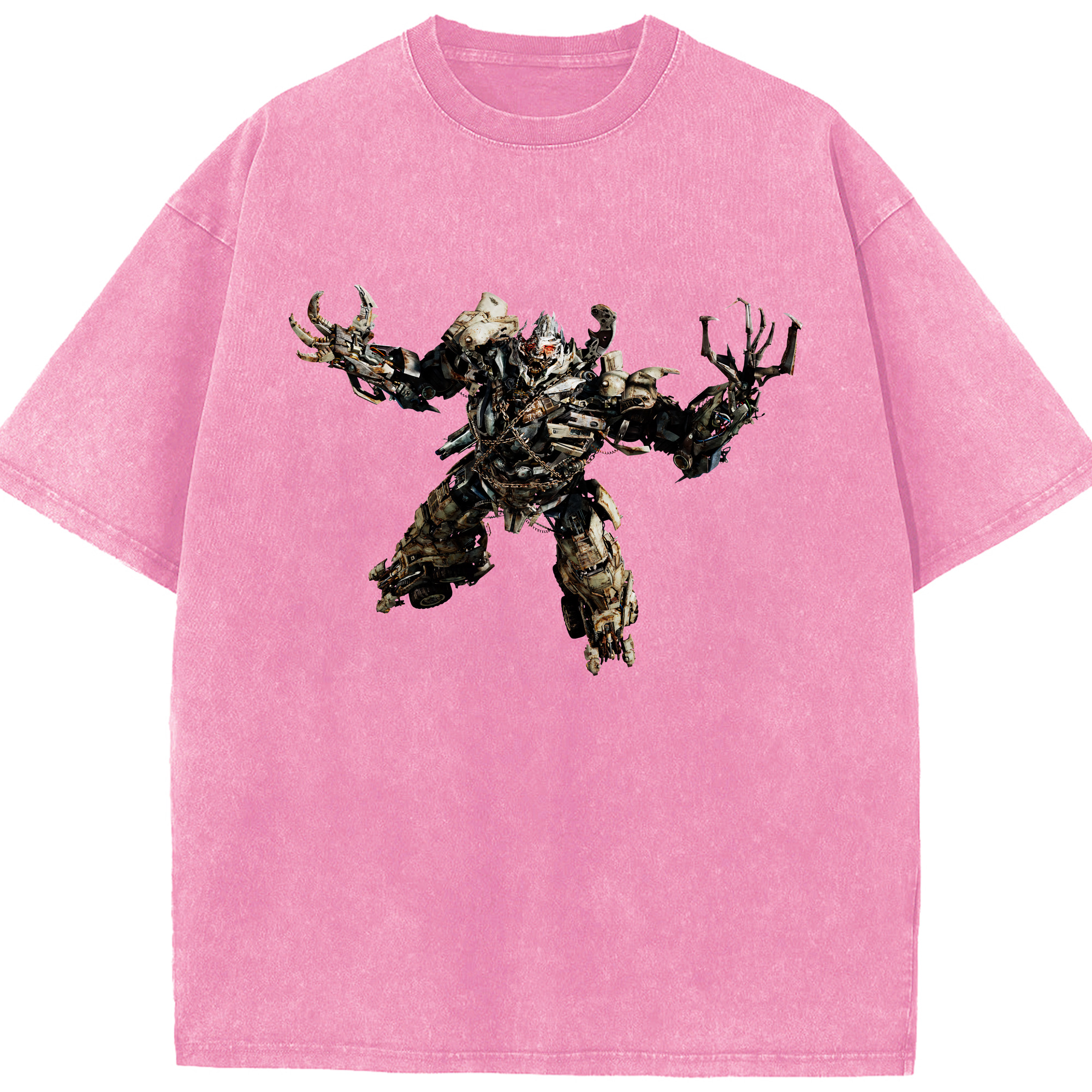 （画像用） Transformers トランスフォーマー 綿100% ヴィンテージ風 半袖Tシャツ（フロントプリント）